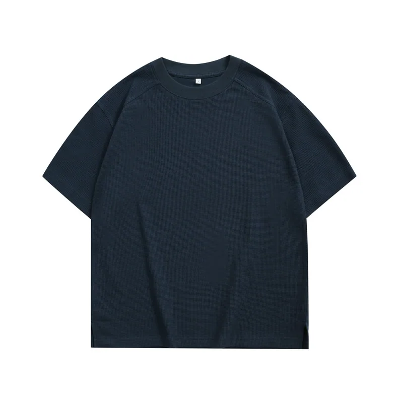 220gsm Waffle Short Sleeve — Raglan, Split Hem — blank t-shirt