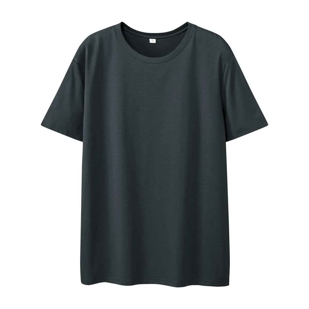 Cool-Touch Sorona Crew — Anti-Odour, Set-In Sleeve in Midnight Grey