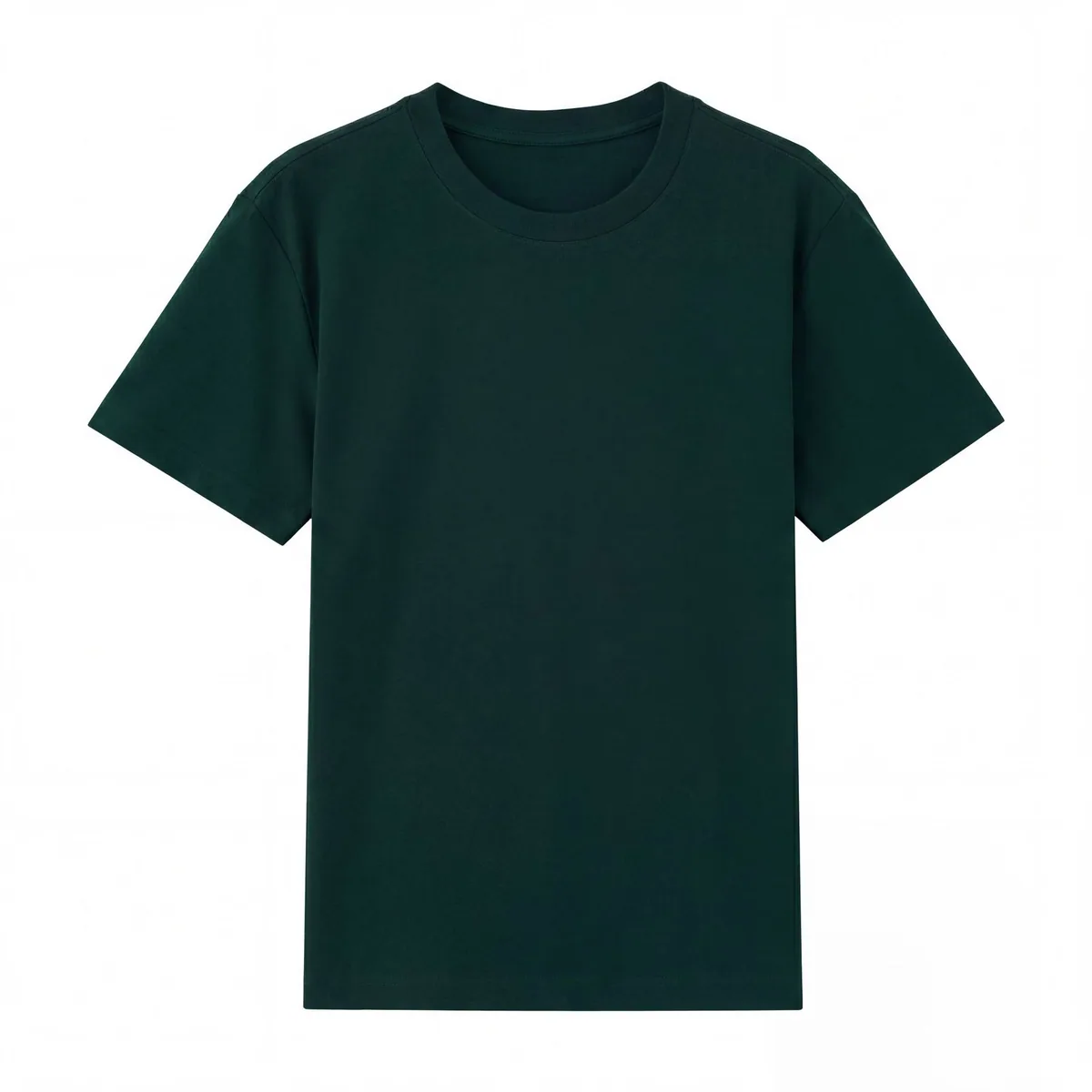 Cool-Touch Sorona Crew — Anti-Odour, Set-In Sleeve in Dark Green