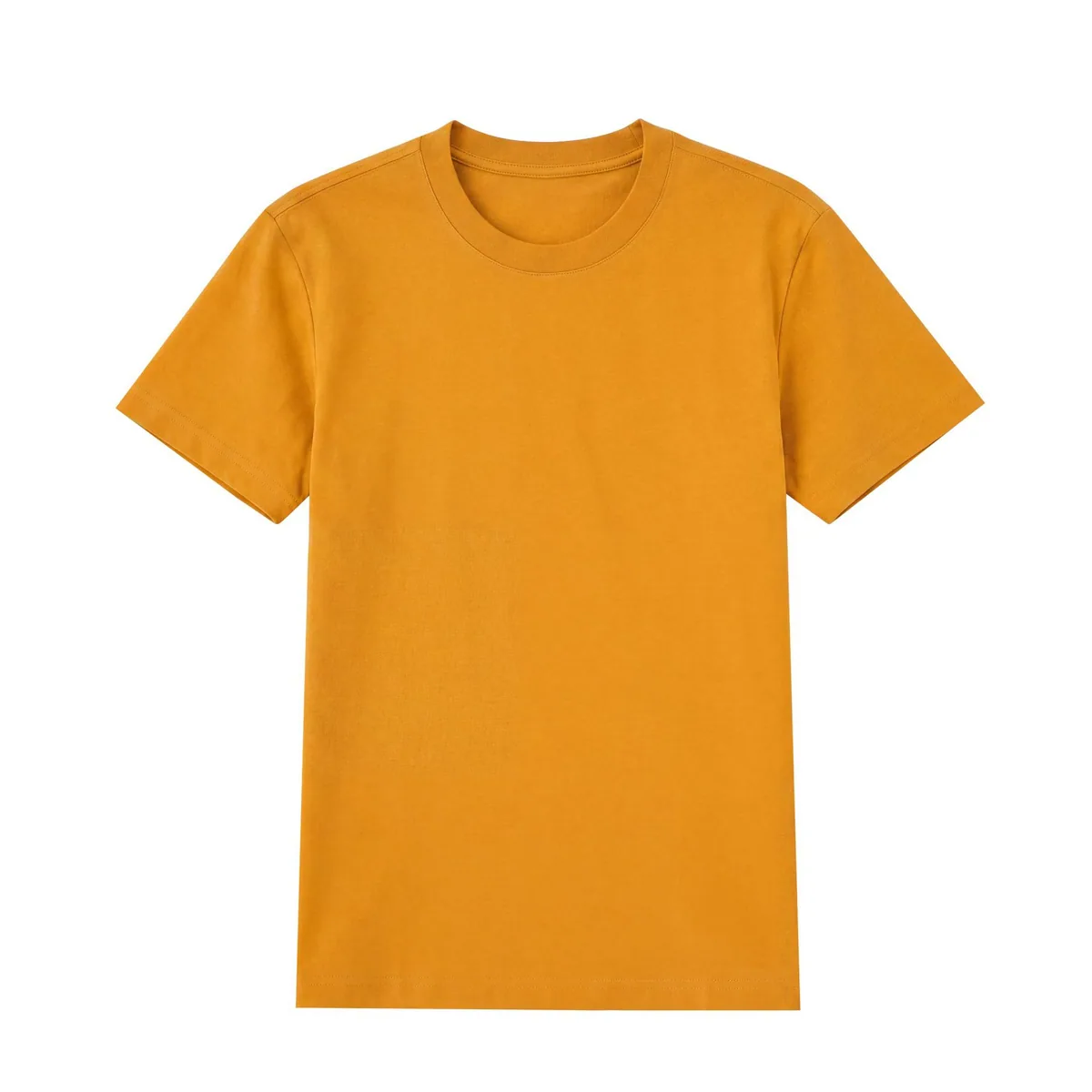 Cool-Touch Sorona Crew — Anti-Odour, Set-In Sleeve in Sunflower Yellow