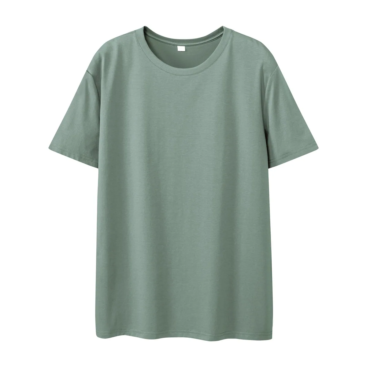 Heavyweight Sorona Crew — Cool-Touch, Structured in Olive