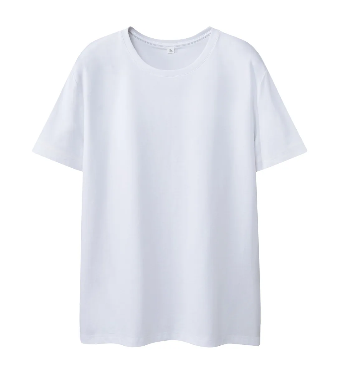 Heavyweight Sorona Crew — Cool-Touch, Structured in White