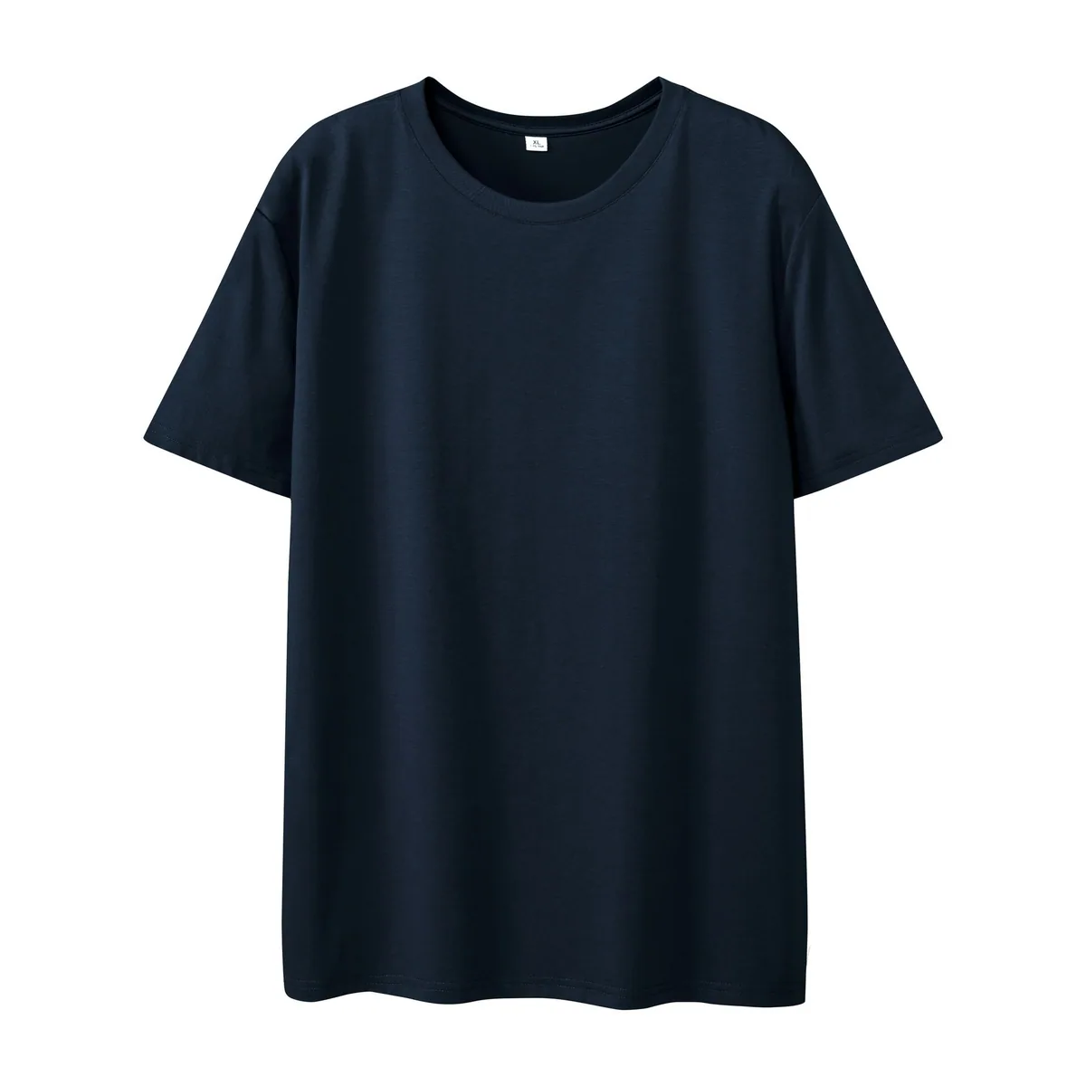 Heavyweight Sorona Crew — Cool-Touch, Structured in Navy