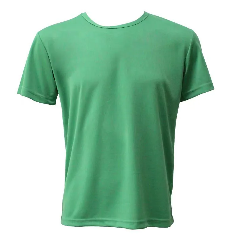 Jacquard Waffle Crew — Textured Slim Fit in Green