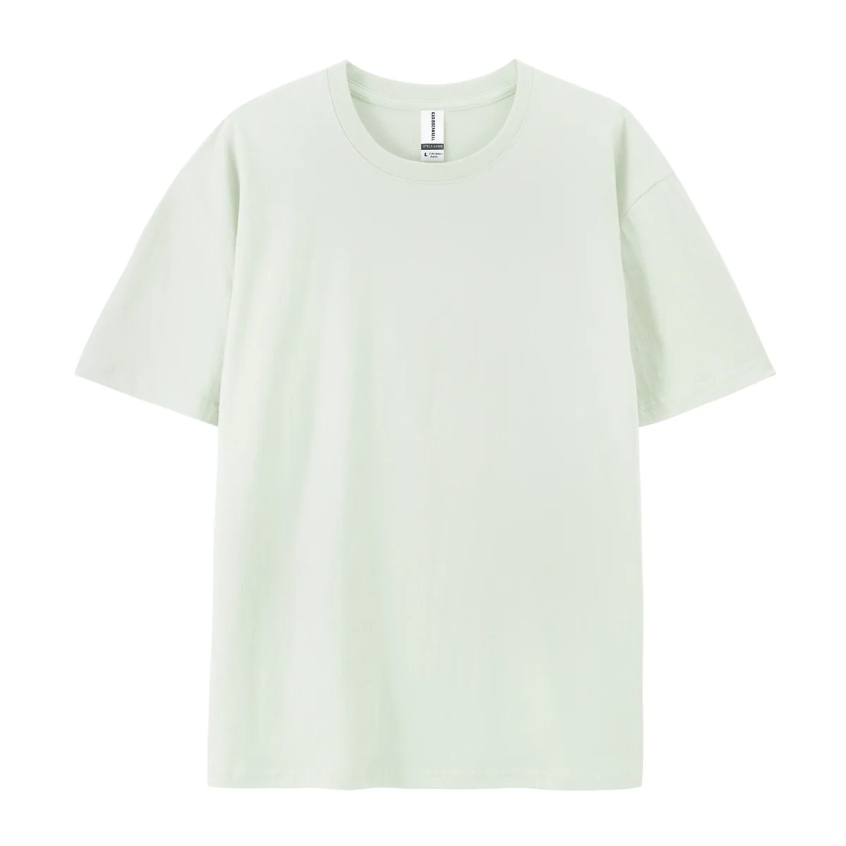 220gsm Boxy Streetwear Tee — Plain, Couple Fit in Lilac Grey