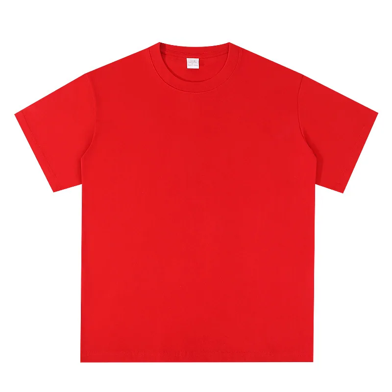 220gsm Set-In Cotton Tee — Class and Team Orders in Red