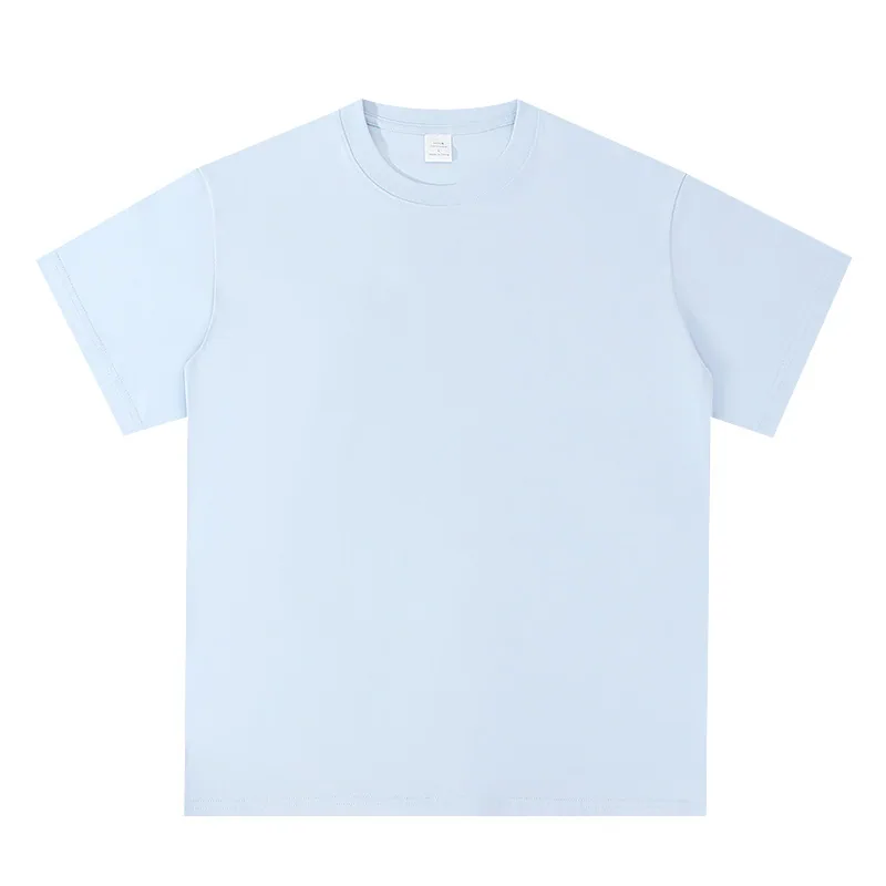 220gsm Set-In Cotton Tee — Class and Team Orders in Ice Blue