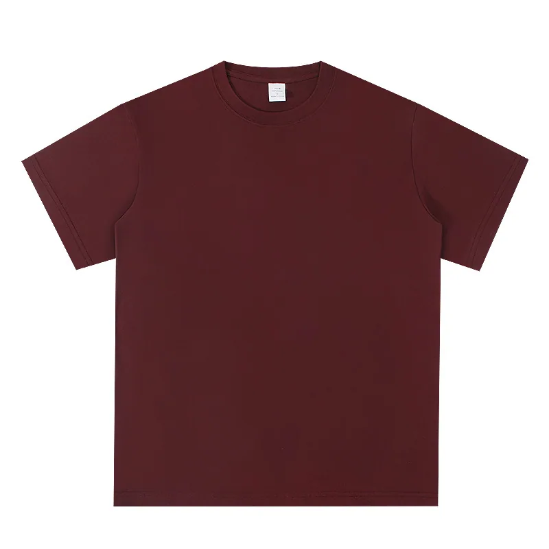 220gsm Set-In Cotton Tee — Class and Team Orders in Maple Red