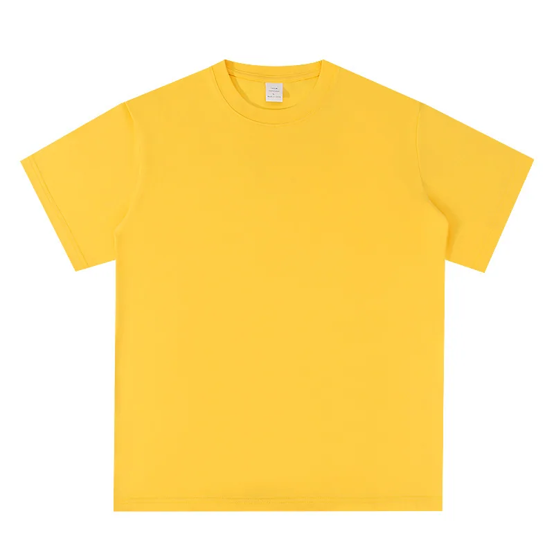 220gsm Set-In Cotton Tee — Class and Team Orders in Yellow