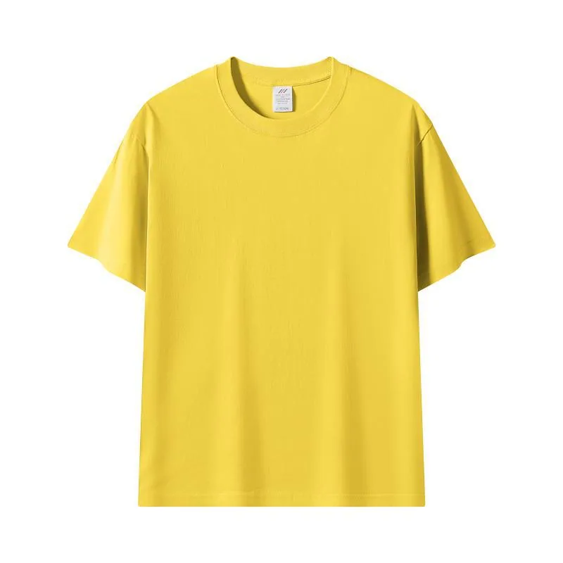 230gsm Heavy Cotton Crew — School and Graduation Programmes in Yellow