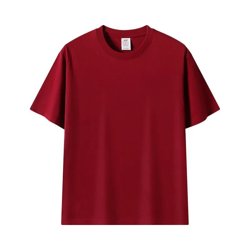 230gsm Heavy Cotton Crew — School and Graduation Programmes in Burgundy