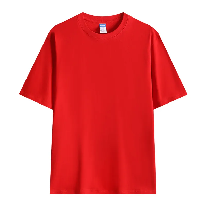 260gsm Heavyweight Cotton Crew — Promotional Grade in Red
