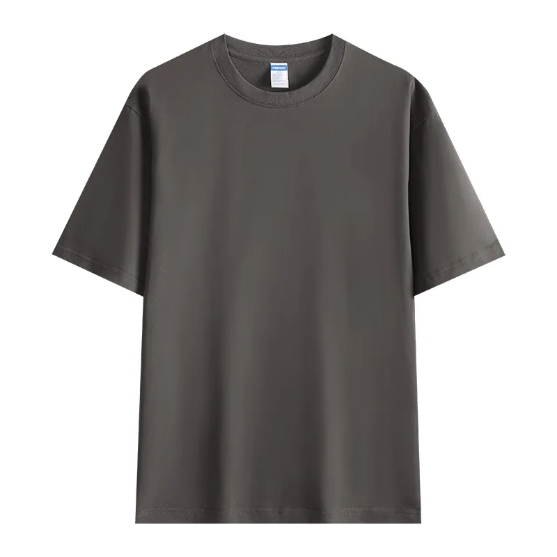 260gsm Heavyweight Cotton Crew — Promotional Grade in Iron Grey