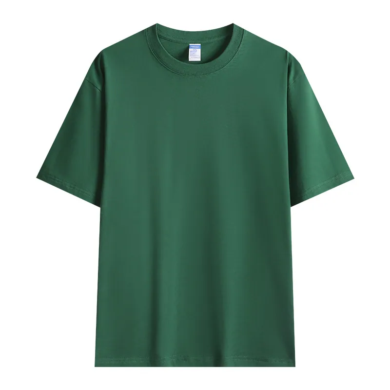 260gsm Heavyweight Cotton Crew — Promotional Grade in Jungle Green