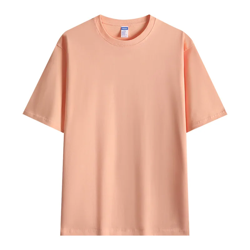 260gsm Heavyweight Cotton Crew — Promotional Grade in Flesh Pink