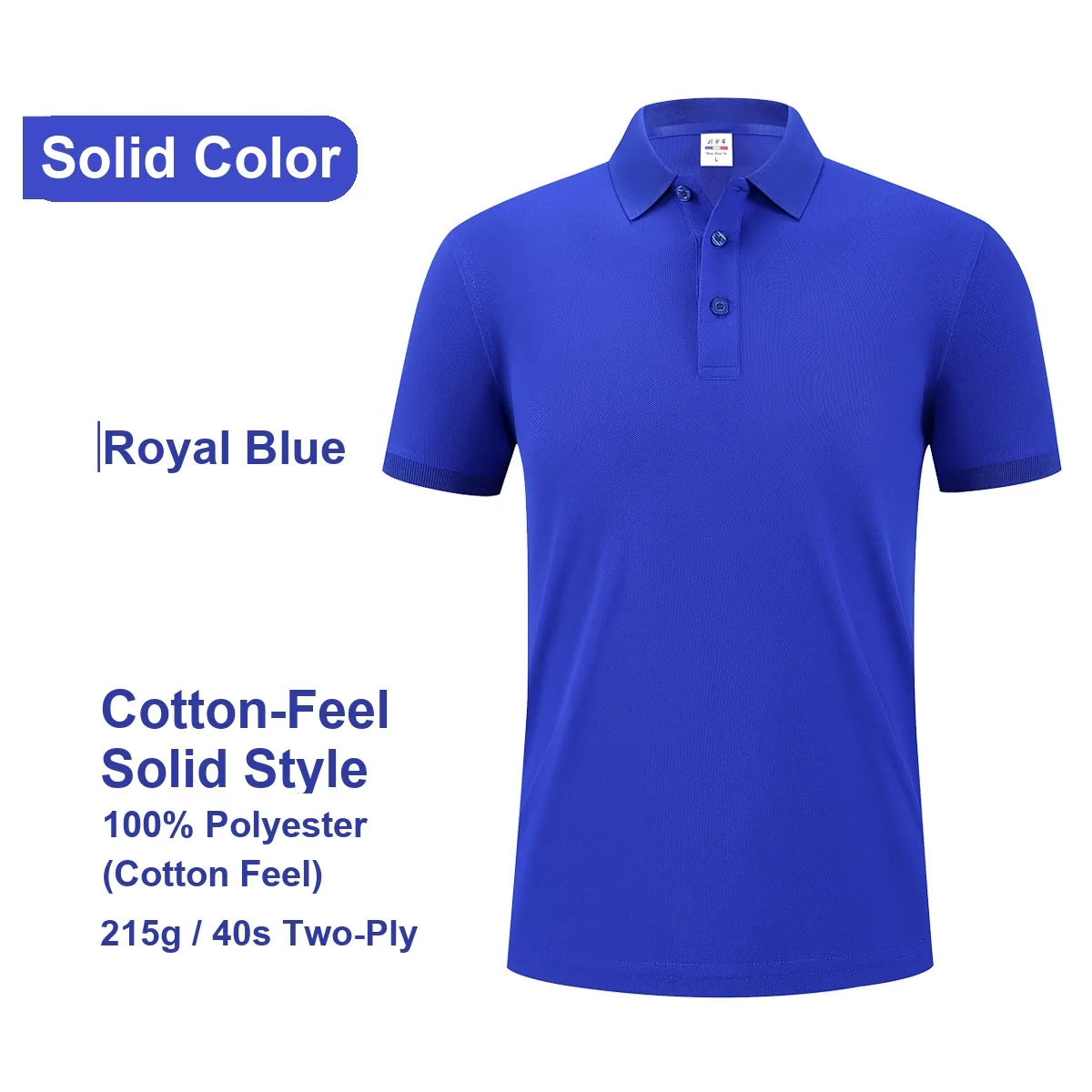 Piqué Polo — Workwear and Promotional in Royal Blue