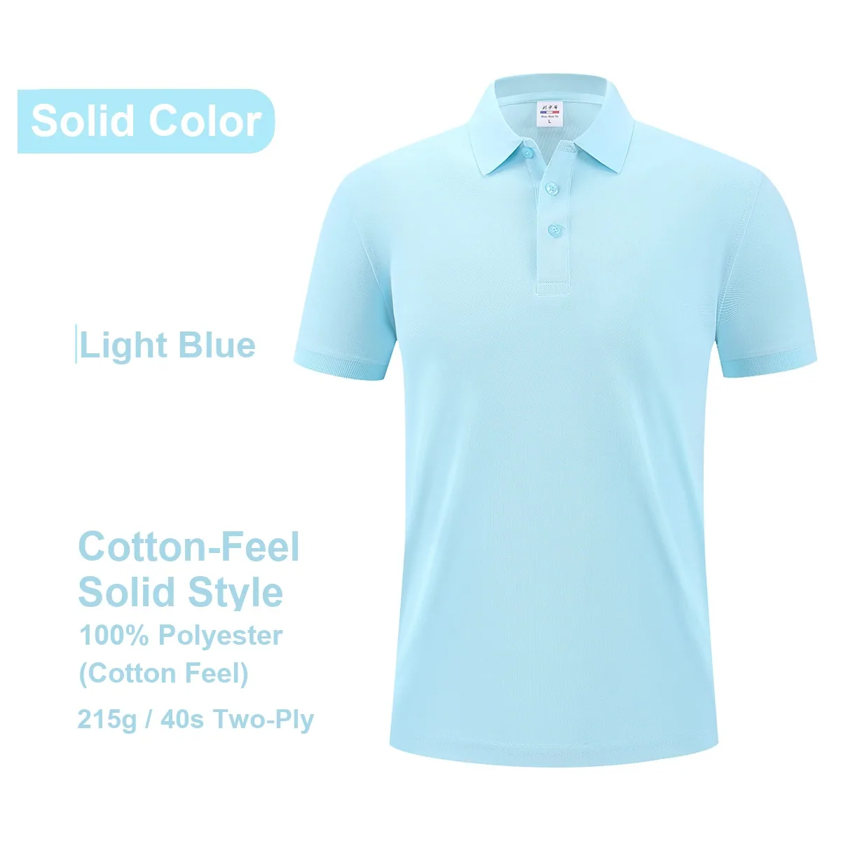 Piqué Polo — Workwear and Promotional in Light Blue