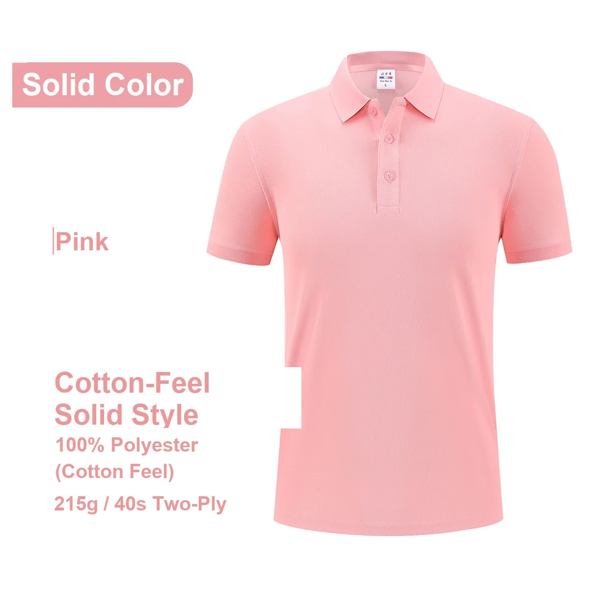 Piqué Polo — Workwear and Promotional in Pink