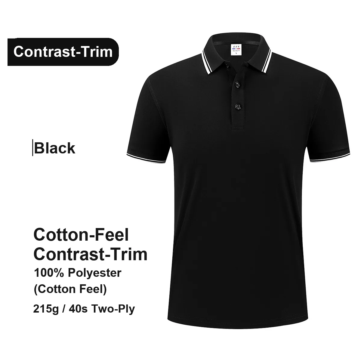 Piqué Polo — Workwear and Promotional in Black