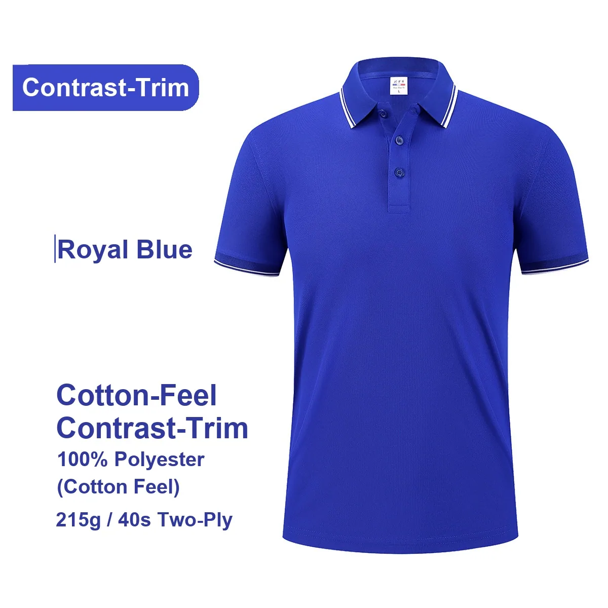 Piqué Polo — Workwear and Promotional in Royal Blue