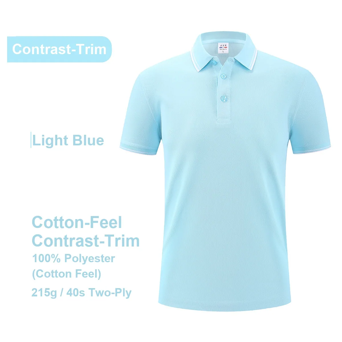 Piqué Polo — Workwear and Promotional in Light Blue
