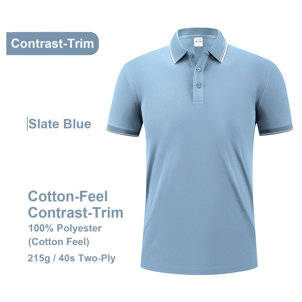 Piqué Polo — Workwear and Promotional in Lavender Grey