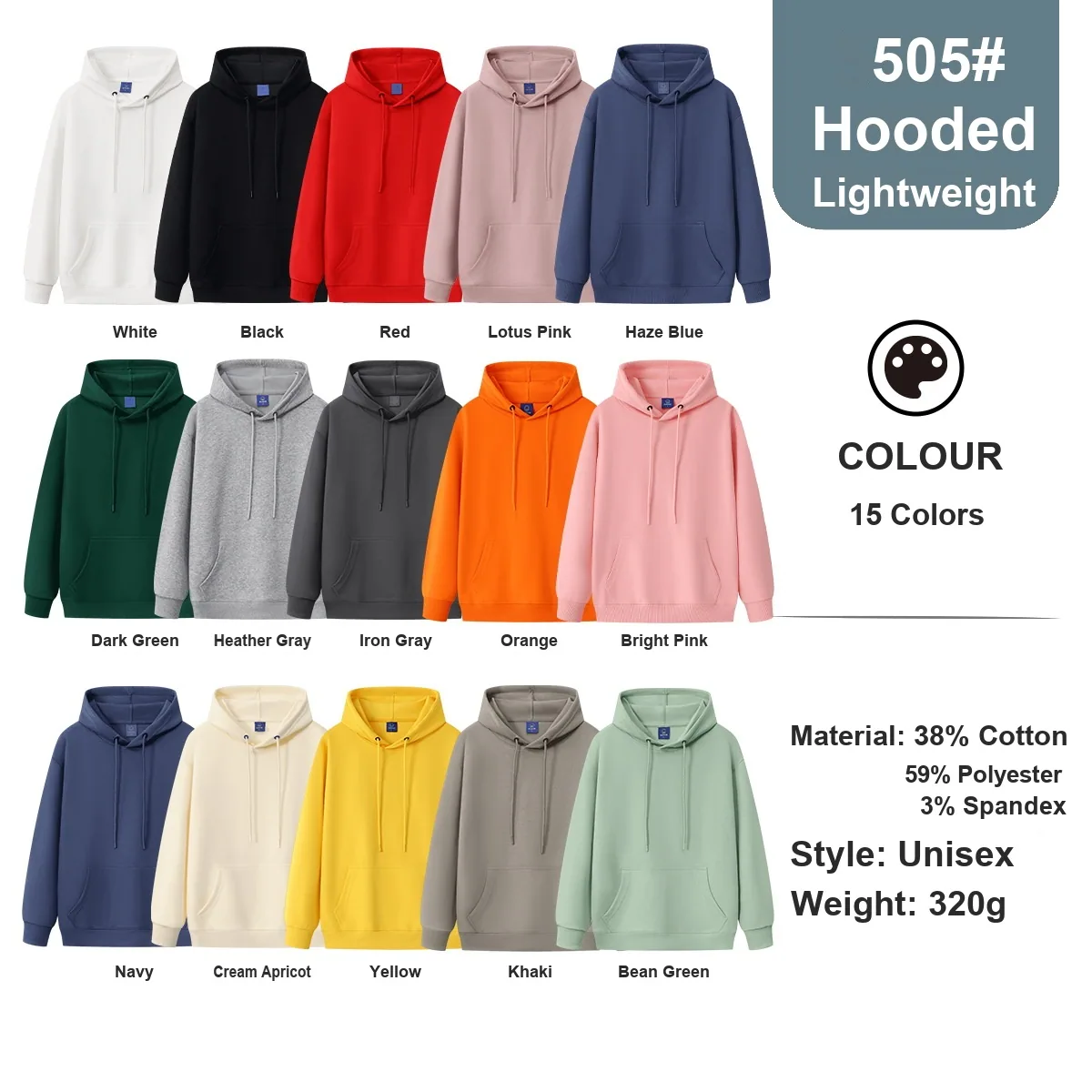 Cotton-blend hooded
