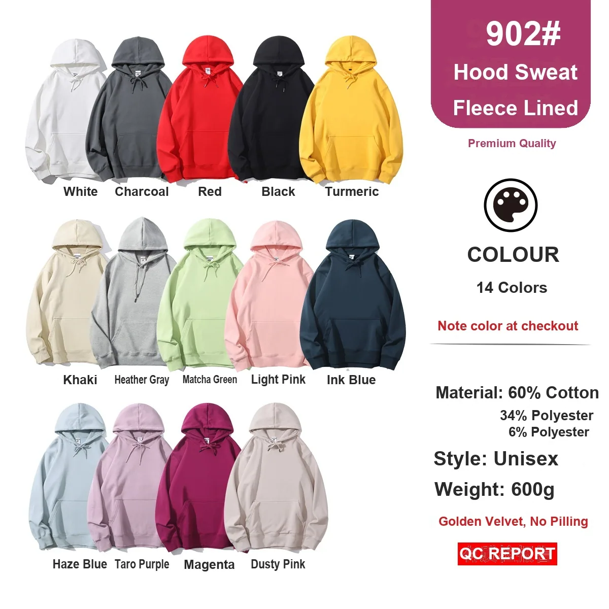 Premium brushed hooded