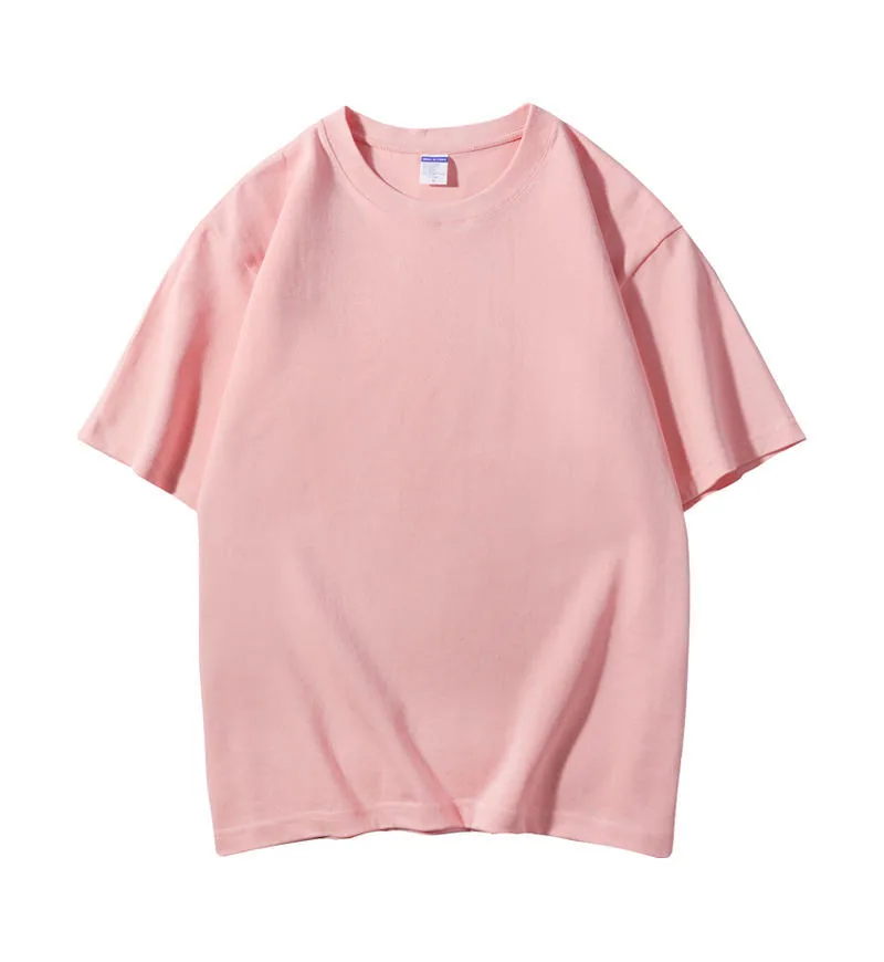 300gsm Boxy Heavy Crew — Wide Body in Pink