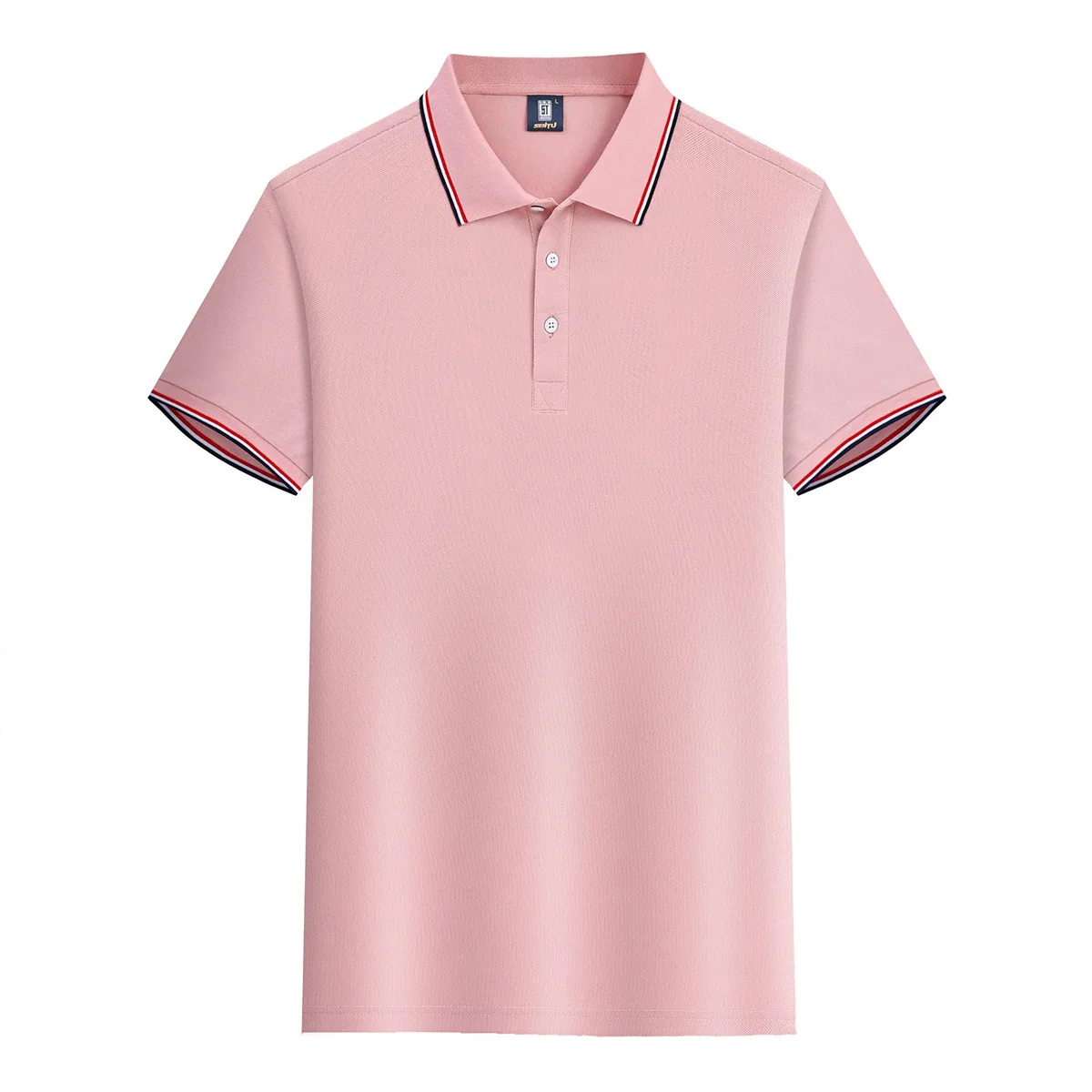 Piqué Polo — Staff Uniform Grade in Pink