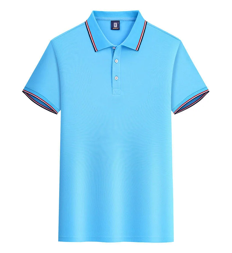 Piqué Polo — Staff Uniform Grade in Light Blue