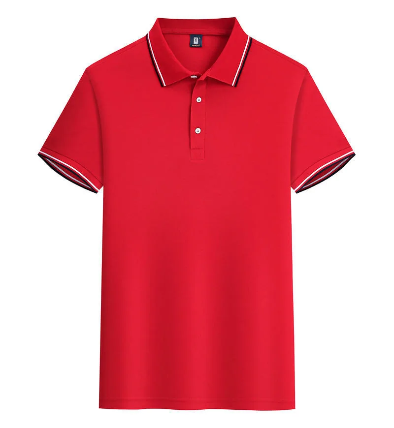 Piqué Polo — Staff Uniform Grade in Bright Red