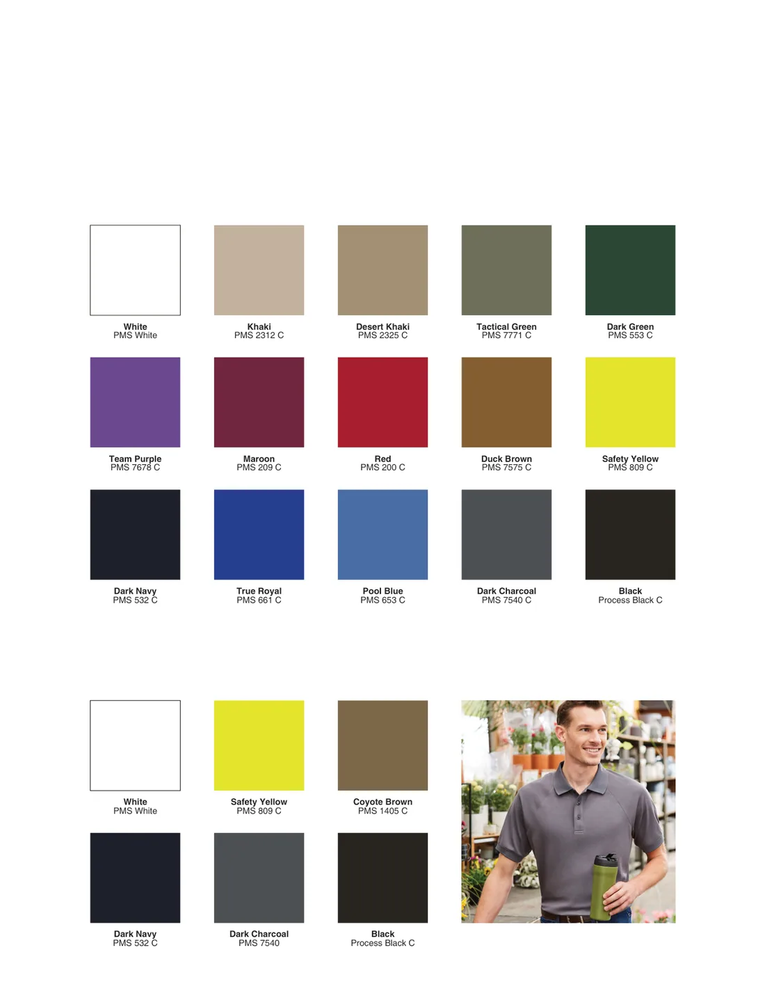 Streetwear brand — palette B colour card