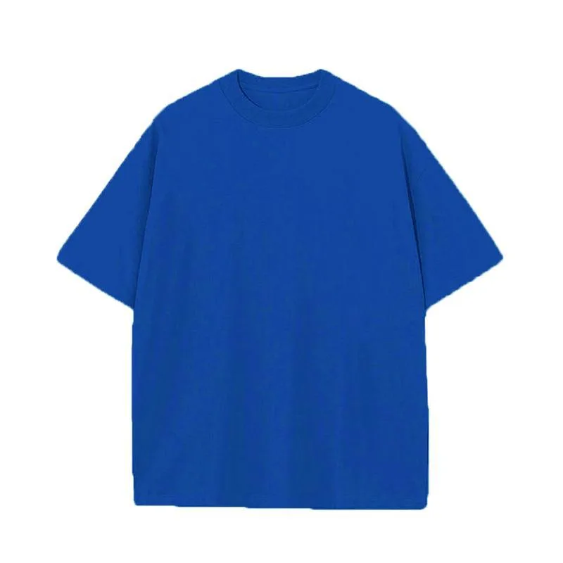 230gsm Heavyweight Boxy Crew Tee in Royal Blue