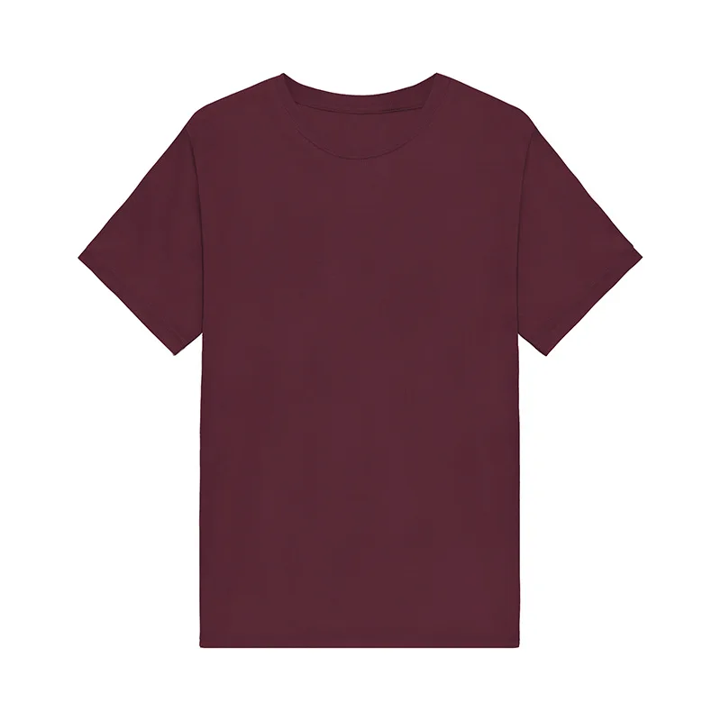 240gsm Heavy Crew Tee (T1000H) in Maroon