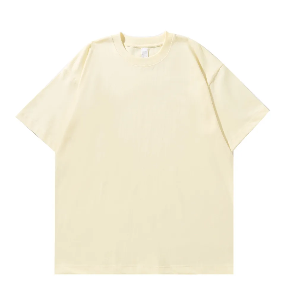 260gsm Heavyweight Drop-Shoulder Tee in Apricot