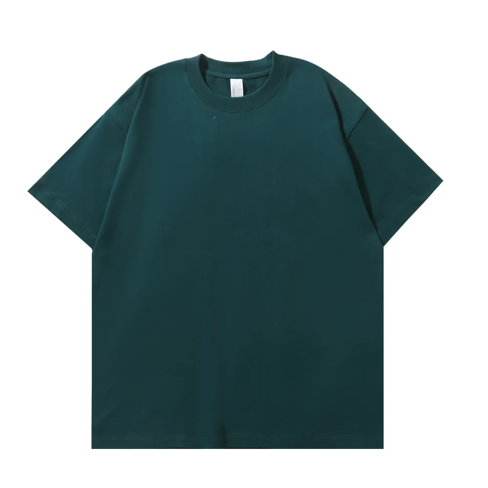 260gsm Heavyweight Drop-Shoulder Tee in Dark Green