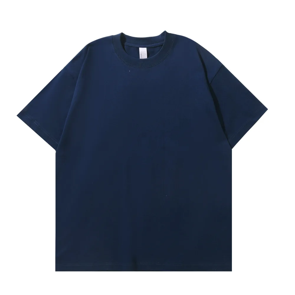 260gsm Heavyweight Drop-Shoulder Tee in Navy