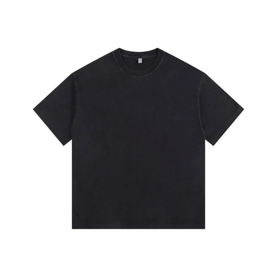 300gsm Bleach-Faded Heavy Tee — blank t-shirt