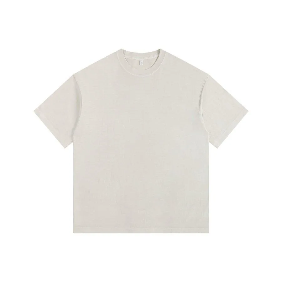300gsm Bleach-Faded Heavy Tee in Off-White