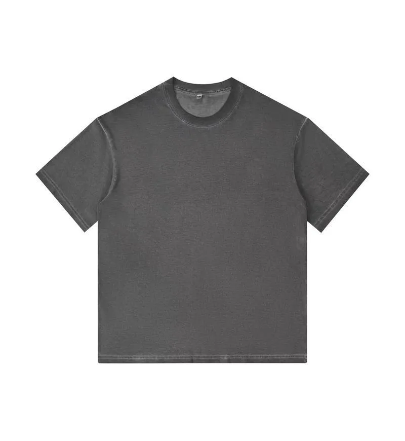 270gsm Two-Tone Gradient Tee in Black