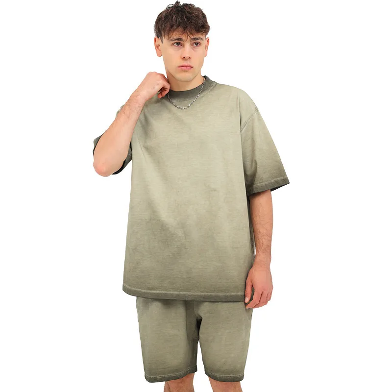 270gsm Two-Tone Gradient Tee — blank t-shirt