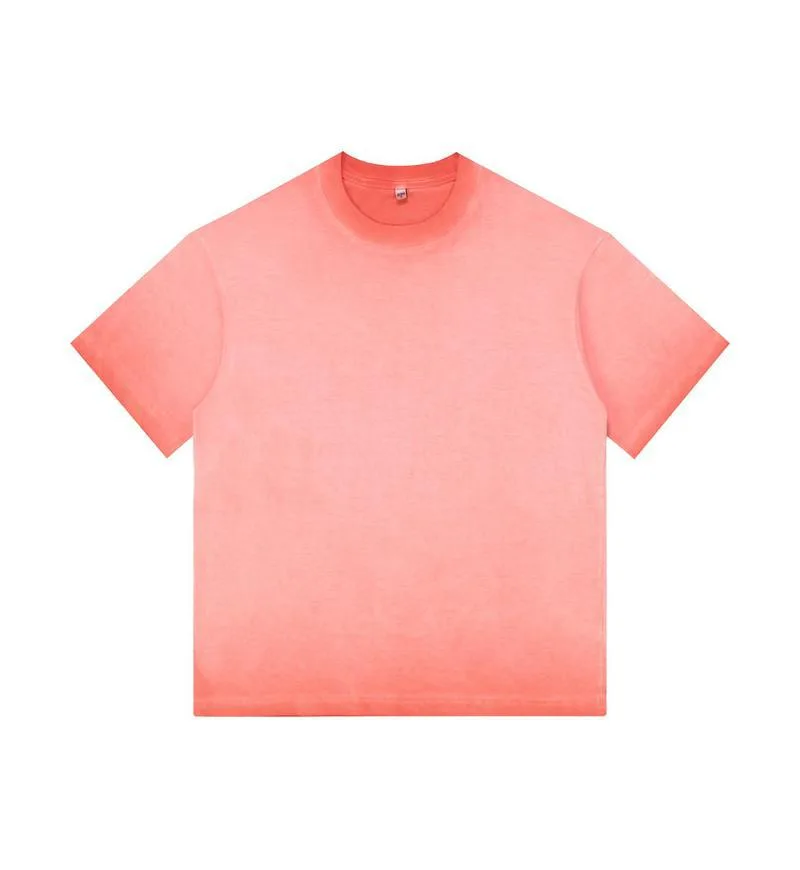 270gsm Two-Tone Gradient Tee in Orange