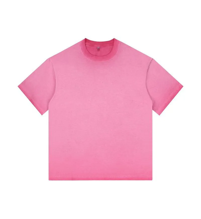 270gsm Two-Tone Gradient Tee in Rose