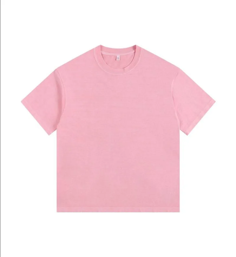 350gsm Ultra-Heavy Gradient Tee in Light Pink