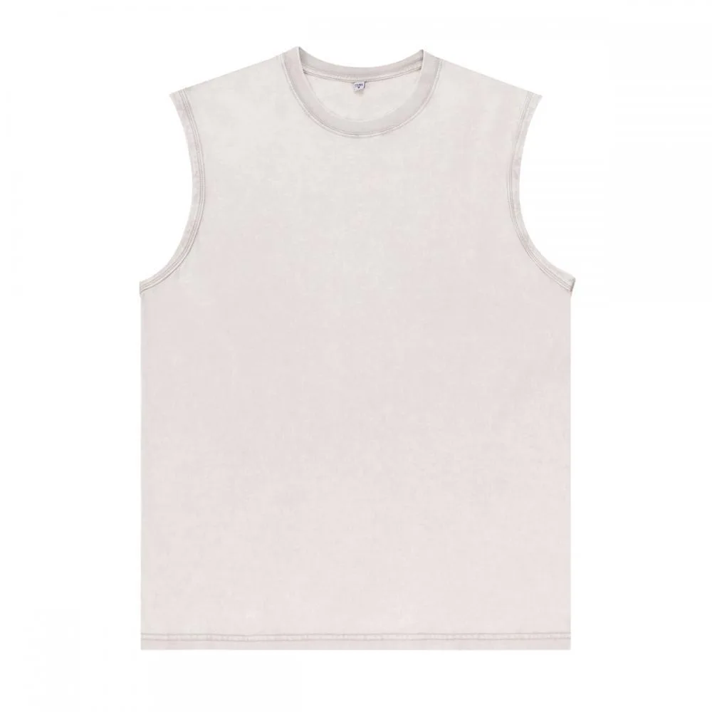 230gsm Oversized Tank Top in Apricot